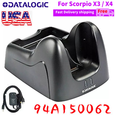 Datalogic Skorpio X3 X4 Single Cradle Dock+Power Supply 94A150062 US STOCK