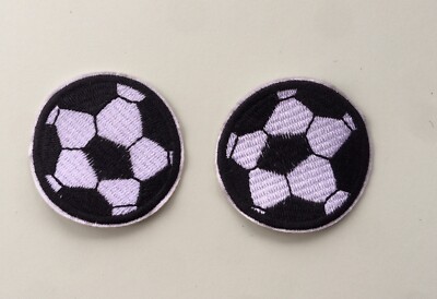 2 England Fußball Bügelbild/Aufnähen voll bestickt Patch Applikationen Abzeichen