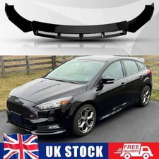 For Ford Focus ST RS Front Bumper Lip Spoiler Gloss Black Splitter Body Kit UO
