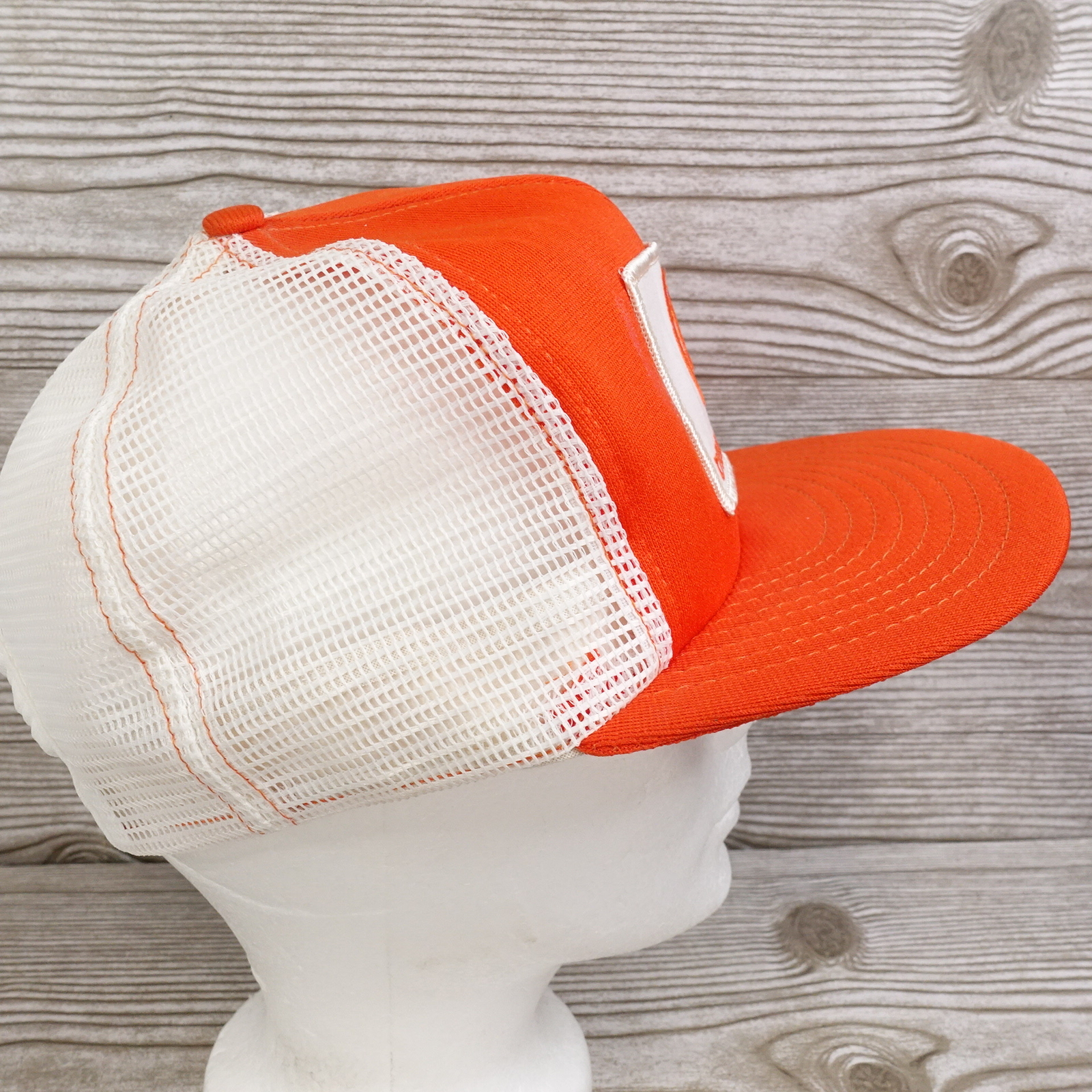 VINTAGE DYNA SYSTEMS PATCH ORANGE SNAPBACK TRUCKE… - image 7