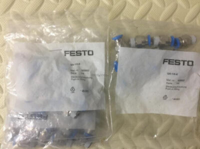 10PCS/1bag Festo QS-1/8-6 153002 Fittings New Free Shipping QS1/86