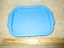 Fisher Price Fun w/ Food Blue serving tray lunch tea dinner TV snack dessert FP