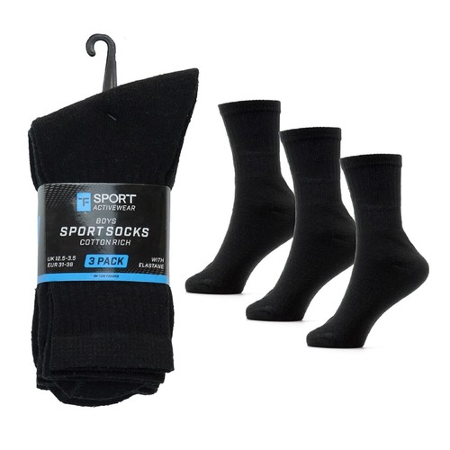 Boys SK891 By Tom Franks Cotton Rich Sports Socks Retail Price £3.99 - Picture 1 of 9