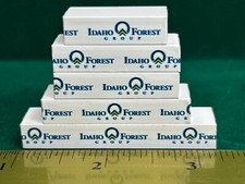 HO Scale 5 pcs Idaho Forest Vinyl Wrapped Lumber Load Acrylic - Lot 30
