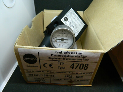 1 x Samson Druckregler ohne Filter  4708-1022  Pressure Regulator 268767