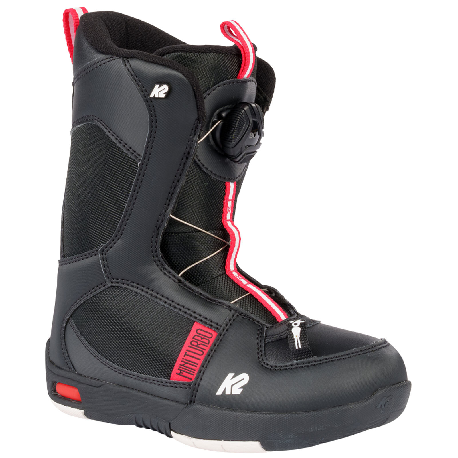 K2 Mini Turbo 2025 Kids Snowboard-Boots Black