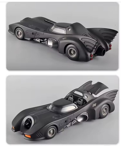 1:18 Scale The Batman Batmobile 1989 DC Comics Diecast Car Toy with Lights NEW - Imagen 7 de 7