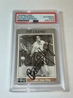 PSA/DNA TENNIS LEGEND BILLIE JEAN KING SIGNED CARD #14 1991 NETPRO AUTOGRAPH