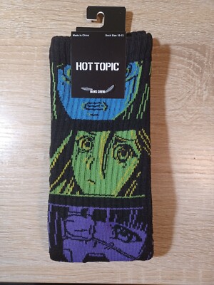 Anime Eyes Panel Crew Socks NEW /w Tags HYP