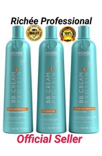 Rich e Smooth BB Cream Keratin Treatment Professional Kit 3 steps 3x34Oz