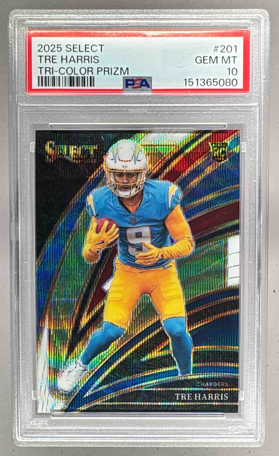 Tre Harris Panini Select #201 Tri-Color Prizm