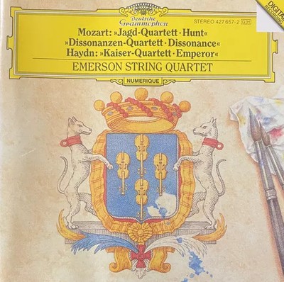 »Jagd-Quartett = Jagd«   »Dissonanzen-Quartett = Dissonanz« / »Kaiser-Quartett 