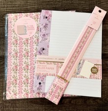 NEW 3 pc LoveShackFancy X Yoobi 8 Tab Folder Dividers Filler Paper Ruler Bundle