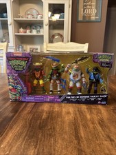 TMNT Mutant Mayhem Turtles In Disguise Party Pack Walmart Figure Set Exclusive