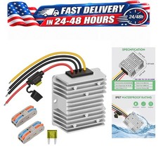 Golf Cart 48V 36V 24V to 12V Step Down Converter 20A 240W Voltage Reducer
