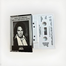 Neil Diamond His 12 Greatest Hits Cassette Tape MCA Pop Rock 1974 Like New