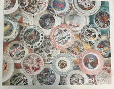 Souvenir Plates, Vintage Springbok Puzzle, 1000 pieces, complete