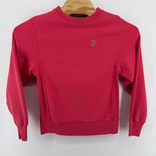 PINK Victoria's Secret Crewneck Sweatshirt Coral Pink 'P' Logo Size S