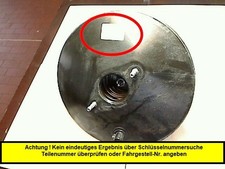 Bremskraftverstärker Opel Corsa 1.2 16V D 0204051131 12 Monate Garantie