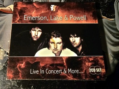 EMERSON LAKE & POWELL- Live In Concert 2 CD UK 2012 Pre-owned 