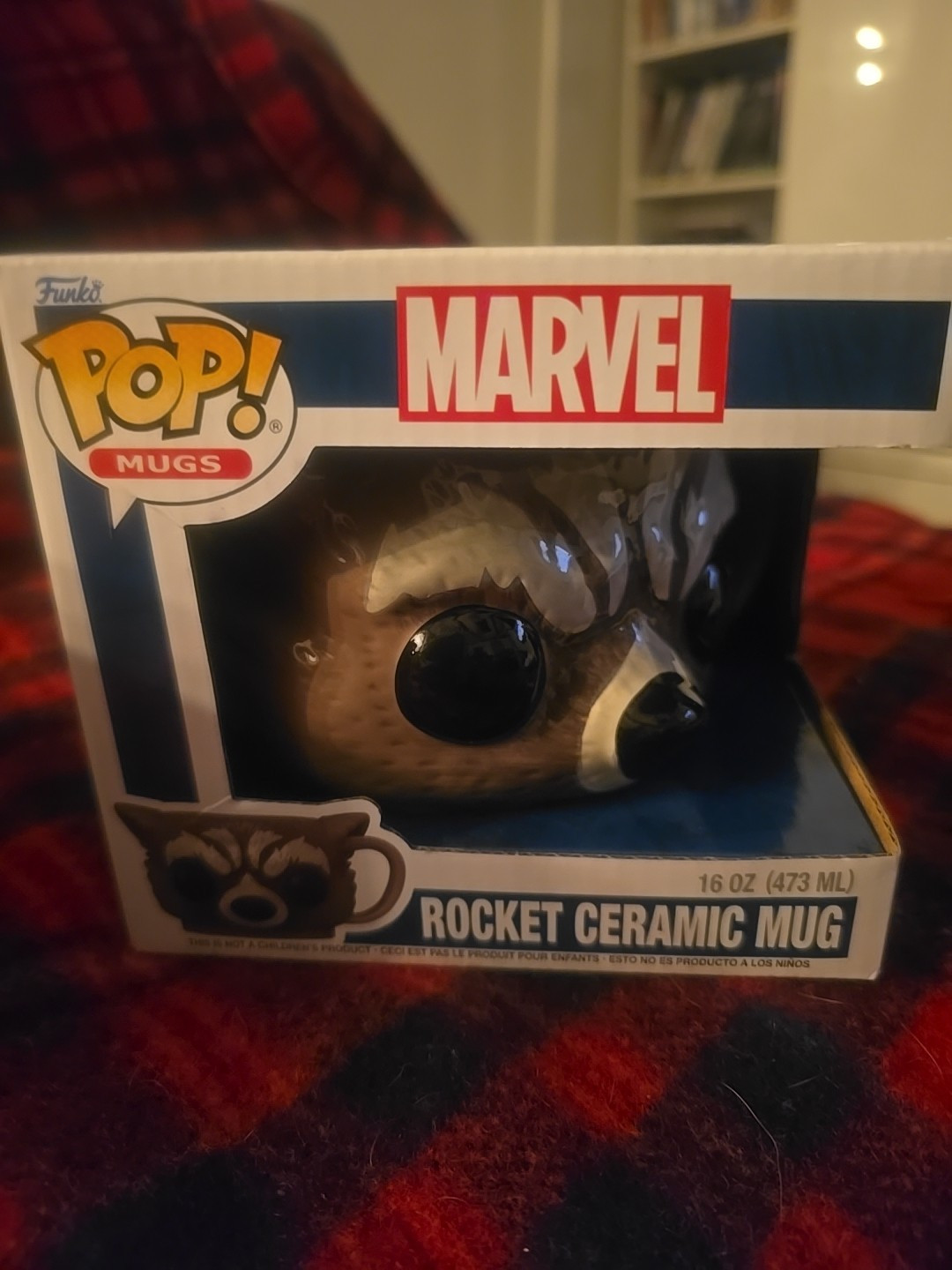 Funko POP! Tazas MARVEL Guardianes de la Galaxia ROCKET Taza Cerámica 16 OZ NUEVO
