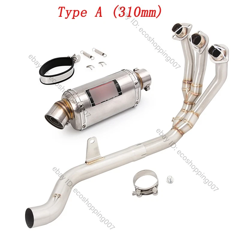 For Triumph Tiger 660 Trident 660 2022-2025 Exhaust Pipe Muffler Silencer Tips - Image 2 of 4