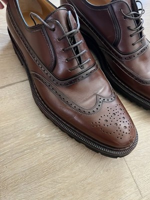 a. testoni Brogue Leather Shoes 6 a.testoni | eBay