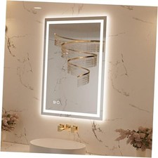 20x28 Inch LED Bathroom Mirror with Lights, Backlit Front Lit, 20"L x 28"W
