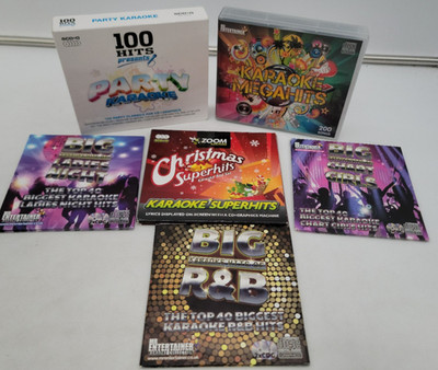 Lot of 24, Zoom, Mr Entertainer, Karaoke (CD+G) MegaHits, R&B, Party, Girls, Mor