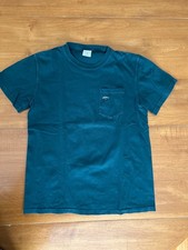 Noah t shirt made in usa size small green. Measurements in photos.