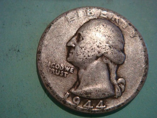 1944 P Washington Quarter in album filling cond actual coin in pic