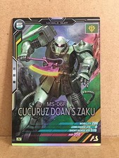 MS-06F CUCURUZ DOAN'S ZAKU AB03-013 Gundam Arsenal Base Holo Card