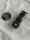 Vintage 1970 Hot Wheels Redline Mustang Boss Hoss Silver Special HK w/ button