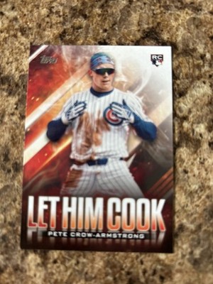 2024 Topps Update Let Him Cook Pete Crow-Armstrong Rc Chicago Cubs # LHC-18