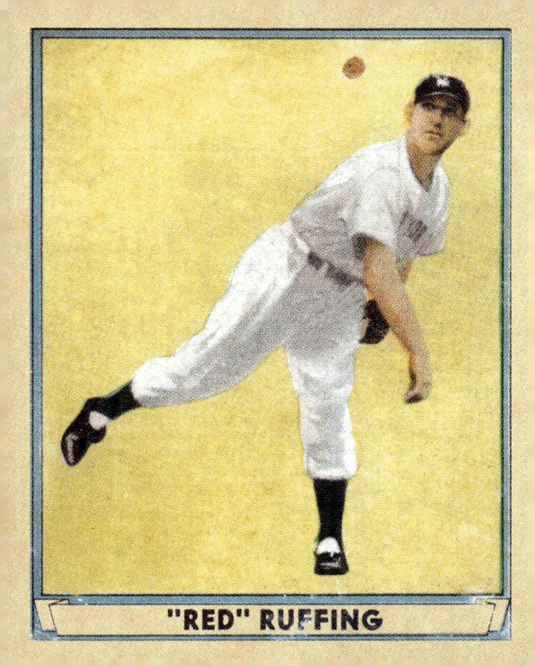 1978 Dover Publications Hall of Fame Cards Reprints #20 Red Ruffing
