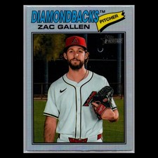 2026 Topps Heritage Baseball #254 Zac Gallen Refractor Arizona Diamondbacks