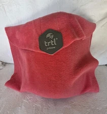 TRTL Travel Pillow Head Support Airplane And Travel Pillow Coral color EUC