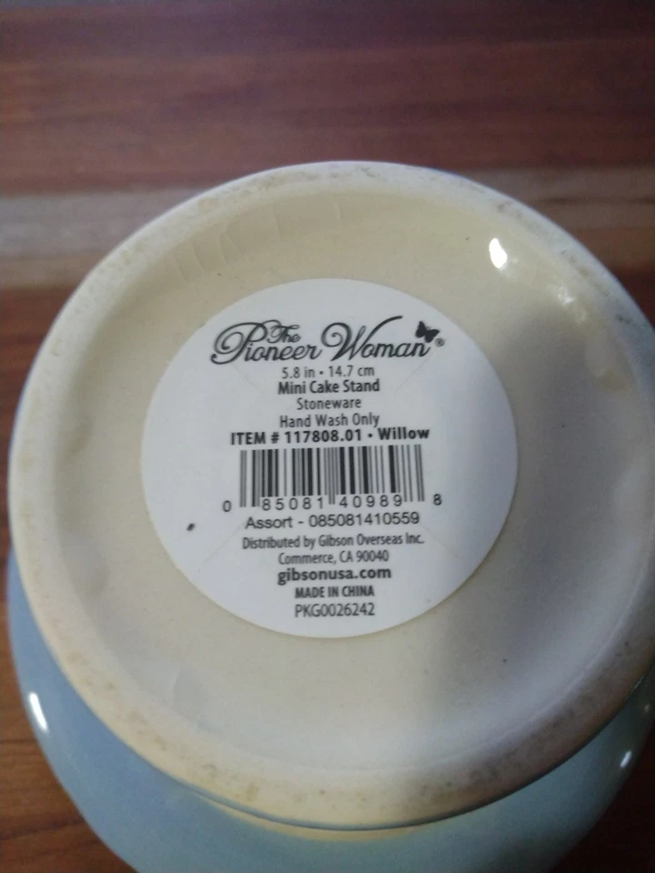 Mini soporte para magdalenas de pastel Pioneer Woman 'Willow' difícil de encontrar *Nuevo* Foto 3 de 3