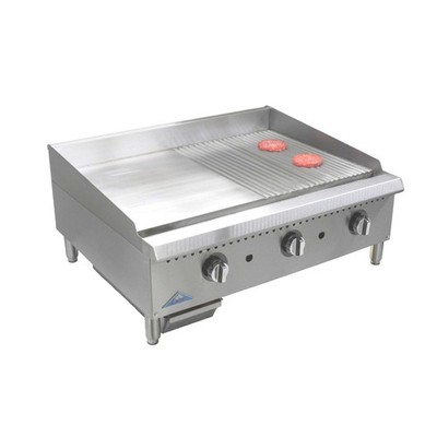 Comstock-Castle HG60T-1-.5G 60'' Countertop Thermostatic Gas Griddle, Smooth/G...