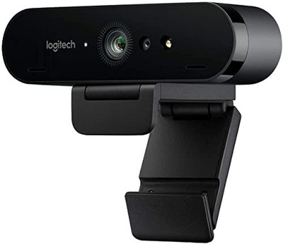 Logitech BRIO STREAM Webcam, 4K Ultra-HD 1080p, Schwarz, Streaming Edition