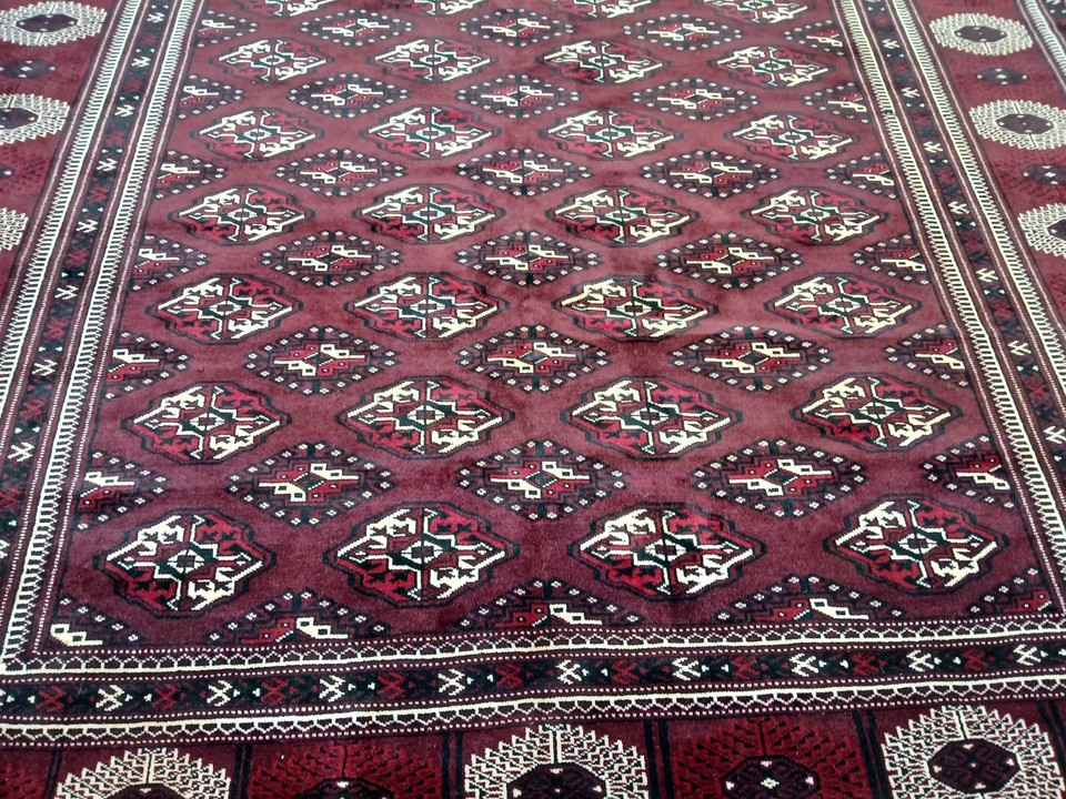Geometric Turkish Vintage Rug, HandMade Anatolian Tribal Turkish Rug 9 ...