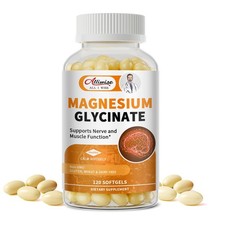 Magnesium Glycinate 400mg Softgels with Vitamin D3 B6,Small Easy to Swallow ...