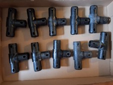 10x QUADRO Flächenkupplung 3-armig 00131 Qua...