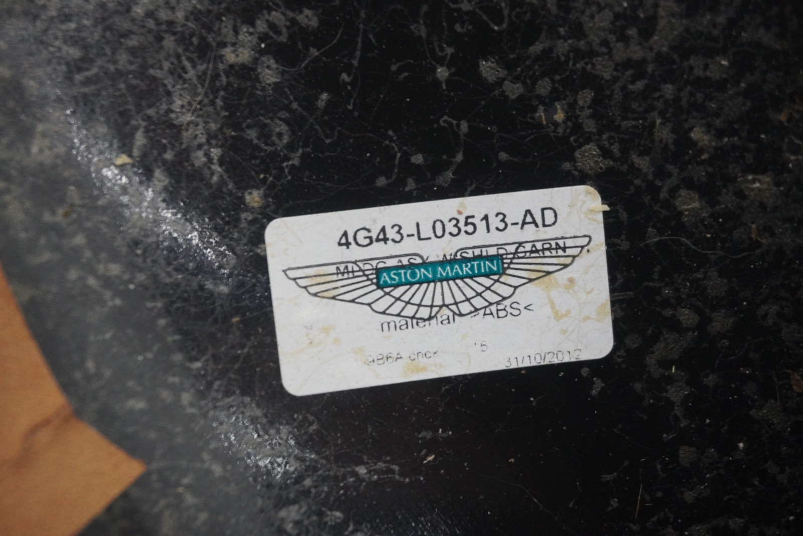 Front Left A Pillar Trim Panel 4G43-L03513-AD Aston Martin DB9 Volante 2013