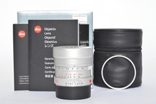 MINT- Boxed Leica Summarit-M 50mm F/2.4 E46 Lens 6Bit Silver 11681