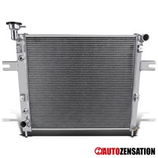 Fit 1999-2004 Jeep Grand Cherokee 4.0L L6 2-Row Aluminum Cooling Radiator 99-04