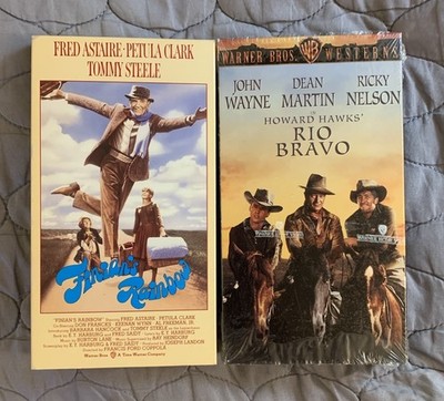 Rio Bravo John Wayne, Dean Martin & Finian s Rainbow Fred Astaire VHS Lot