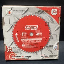 DIABLO D0648FA 6-1/2" X 48 Steel Demon TCG Ferrous Cutting Blade 5 Pack. RC