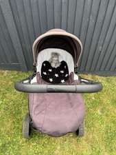 iCandy travel system. Good condition. Includes pram/carry cot; pushchair; etc