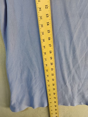 Polo Ralph Lauren Mens Shirt XL Blue Polo Classic Fit Short Sleeve Solid Pony - Picture 8 of 9